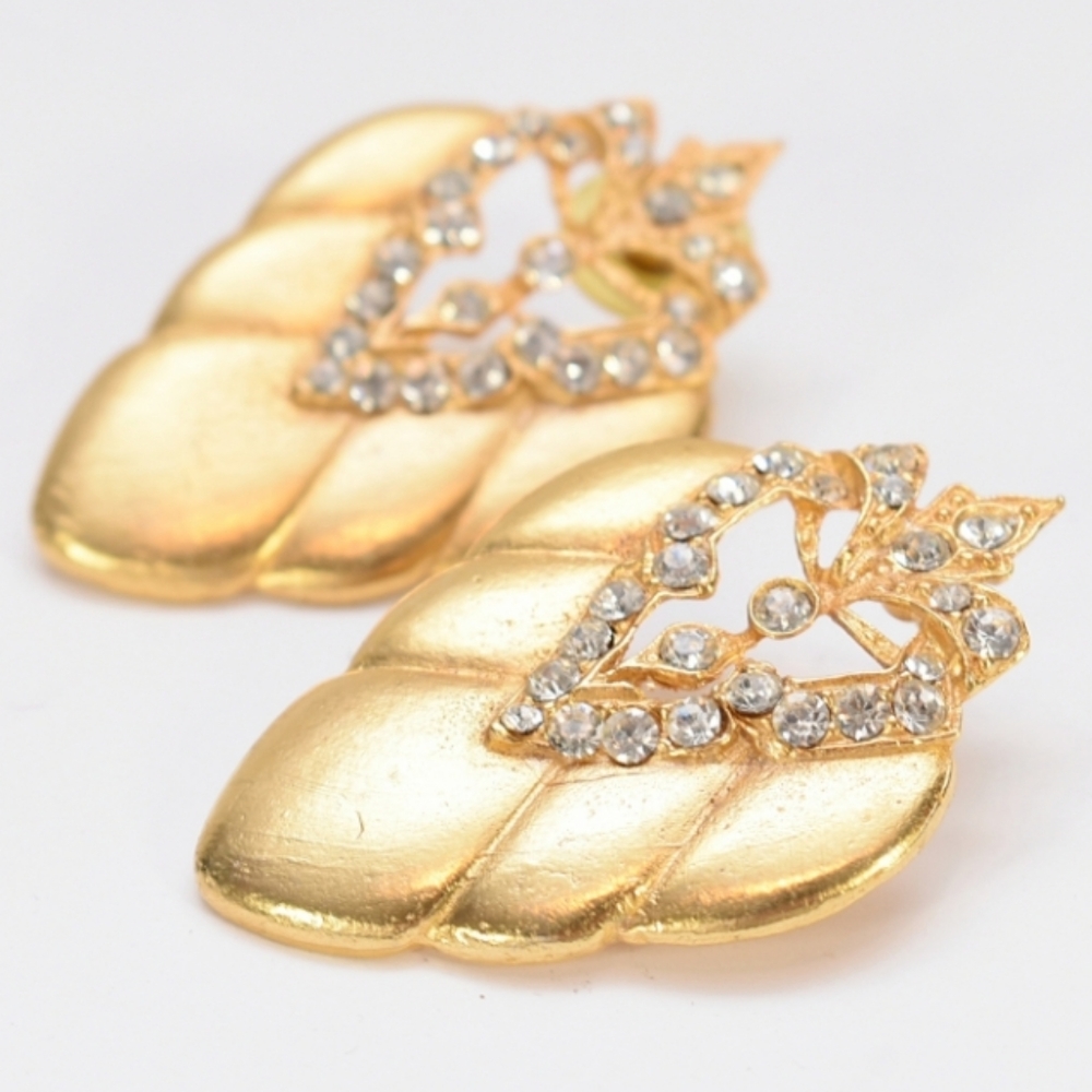 Lovely Gold Tone Earrings